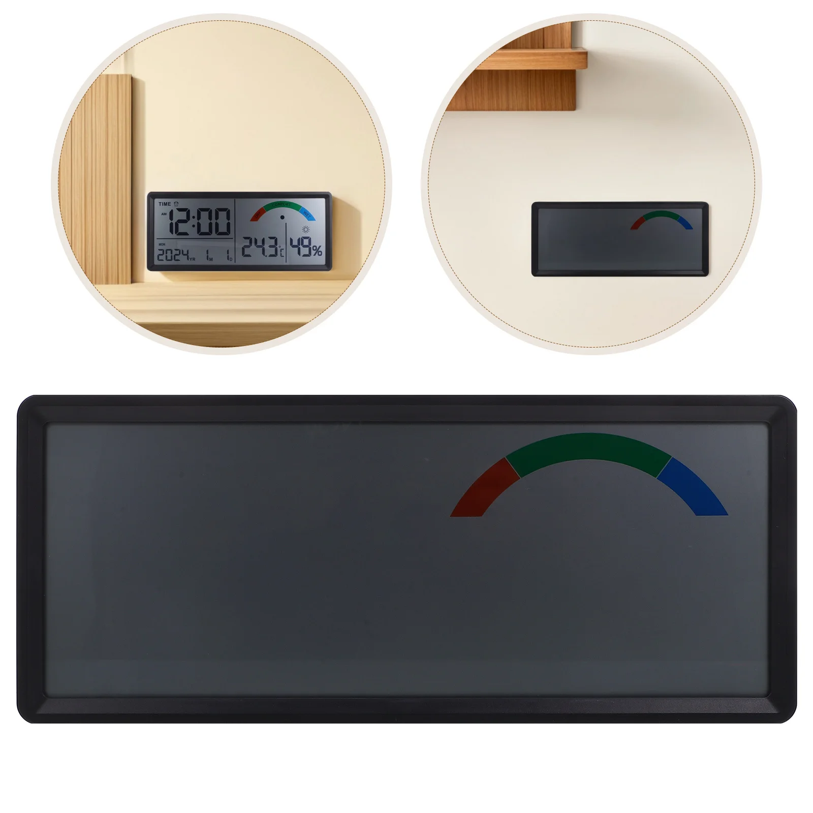 Large LCD Wall Clock 14inch Digital Clock Temperature Humidity Date Alarm Thermohygrometer Multifunction for Bedroom Living Room
Large LCD Wall Clock 14inch Digital Clock Temperature Humidity Date Alarm Thermohygrometer Multifunction for Bedroom Living Room