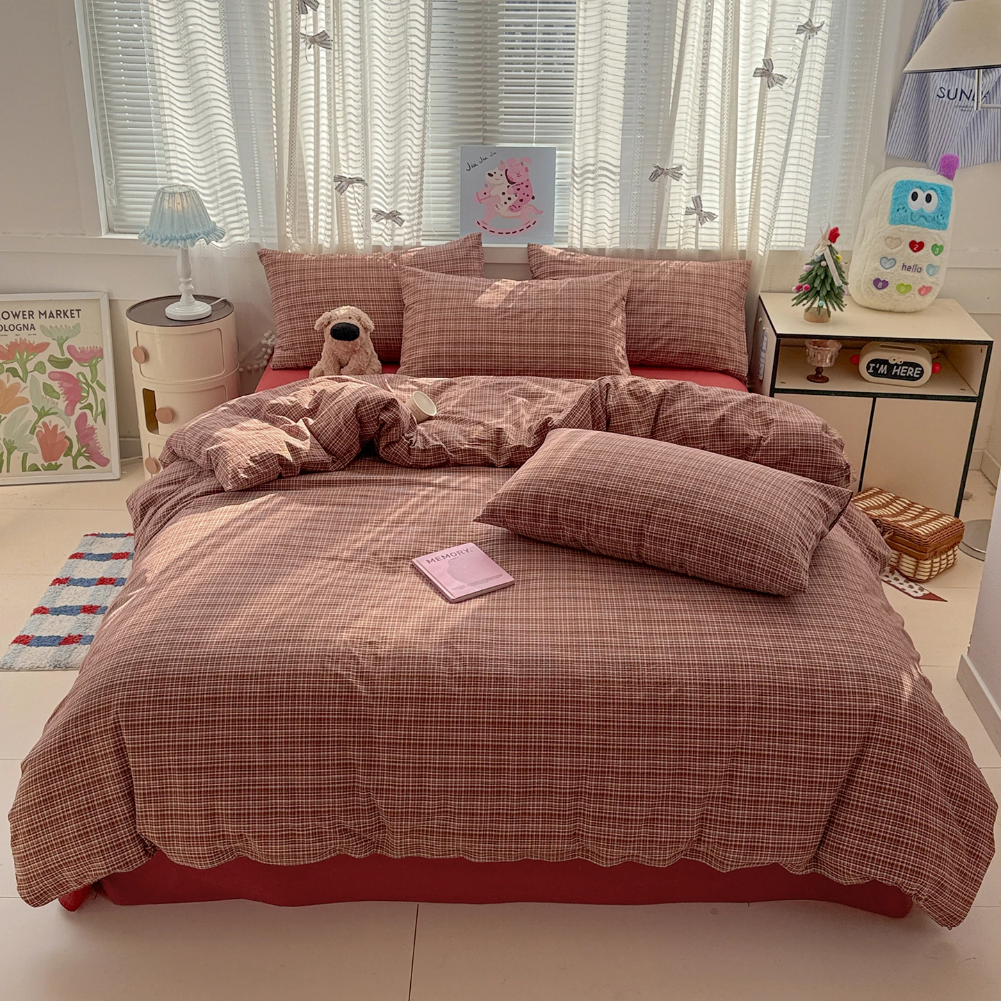 Duvet Cover Cotton Bedding Set Twin Full Queen King Size 135x200 Nordic Quilt Cover 240x220 Double Single Grid Bed Linen 200x200
Duvet Cover Cotton Bedding Set Twin Full Queen King Size 135x200 Nordic Quilt Cover 240x220 Double Single Grid Bed Linen 200x200
