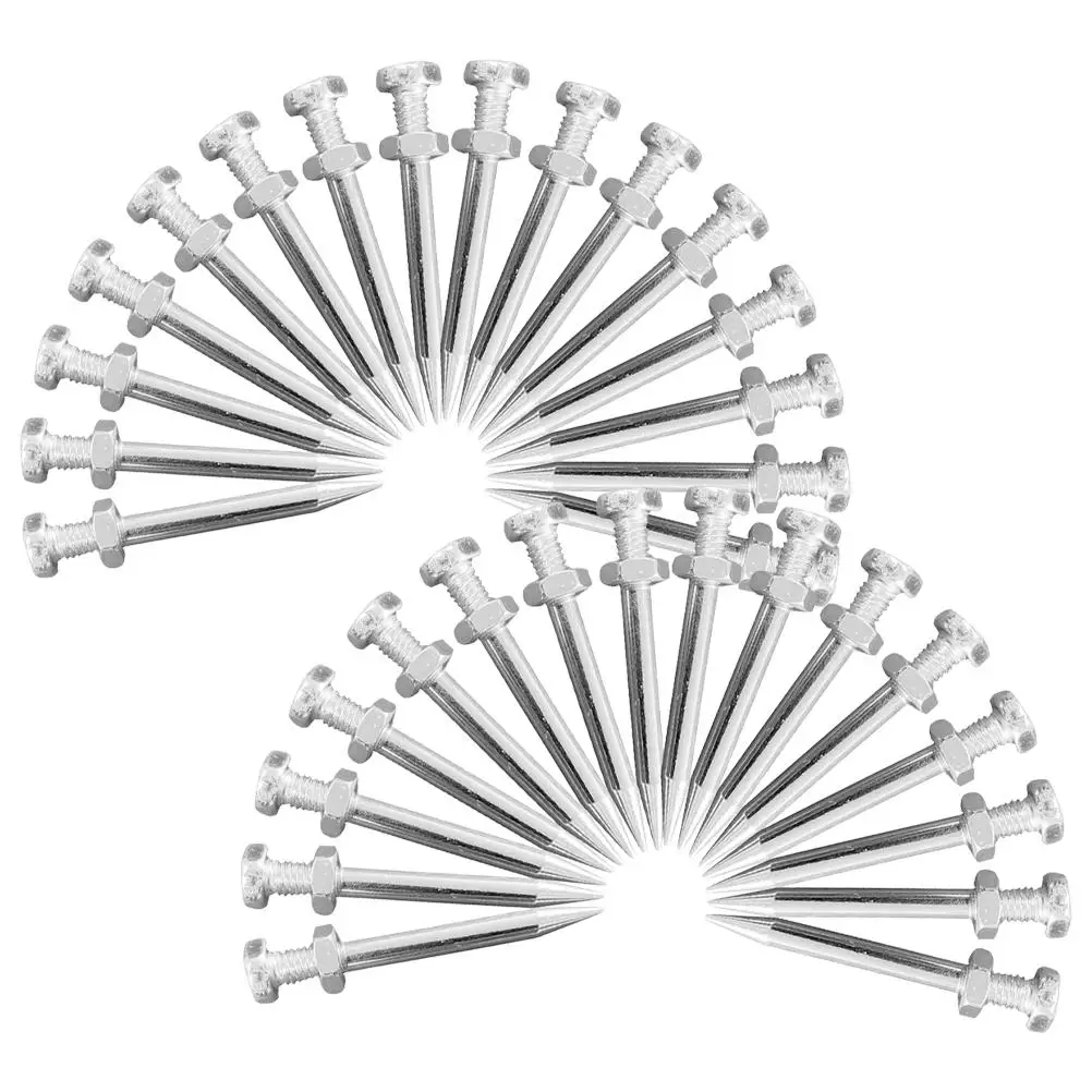 40pcs Lawn Shoes Spikes Grass Nailed Heavy Duty Metal Yard Tools Replacement Soil Lawn Aerator Shoes Spikes For Grass
40pcs Lawn Shoes Spikes Grass Nailed Heavy Duty Metal Yard Tools Replacement Soil Lawn Aerator Shoes Spikes For Grass
