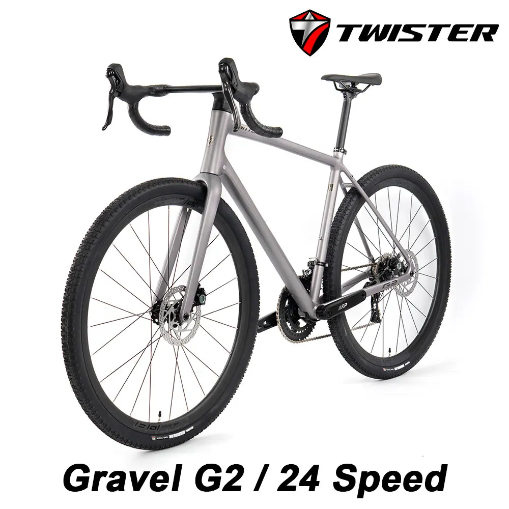 TWITTER Gravel Road Bike 24Speed Aluminum Frame Hydraulic Disc Brakes Carbon Fiber Fork Unisex Urban Commuter Bicycle
TWITTER Gravel Road Bike 24Speed Aluminum Frame Hydraulic Disc Brakes Carbon Fiber Fork Unisex Urban Commuter Bicycle