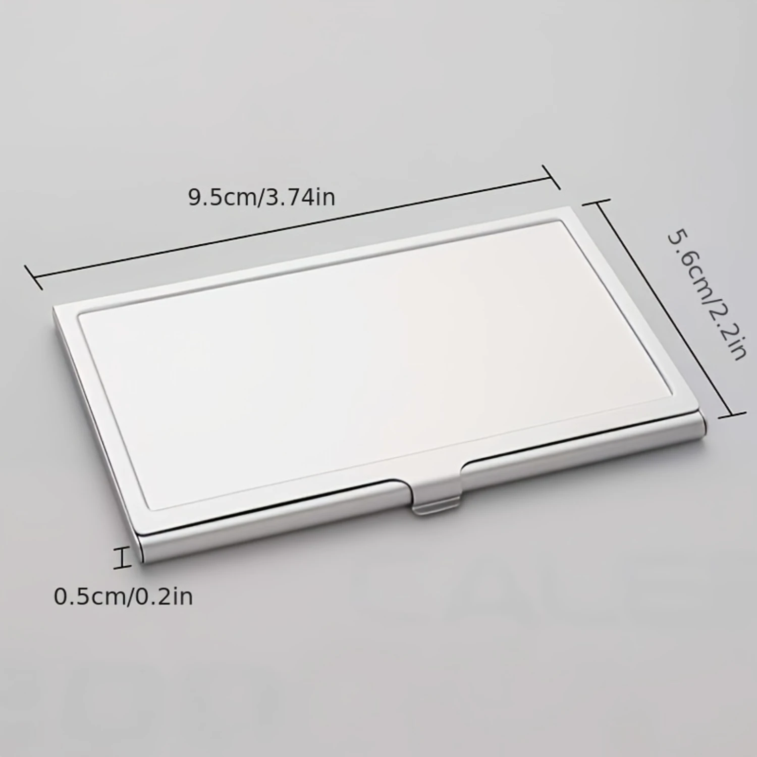 Aluminum Business Card Holder Box - Pack of 5/8, Durable Organizer Dispenser for DIY Labeling, Blank Metal Case for Cards and Ta
Aluminum Business Card Holder Box - Pack of 5/8, Durable Organizer Dispenser for DIY Labeling, Blank Metal Case for Cards and Ta