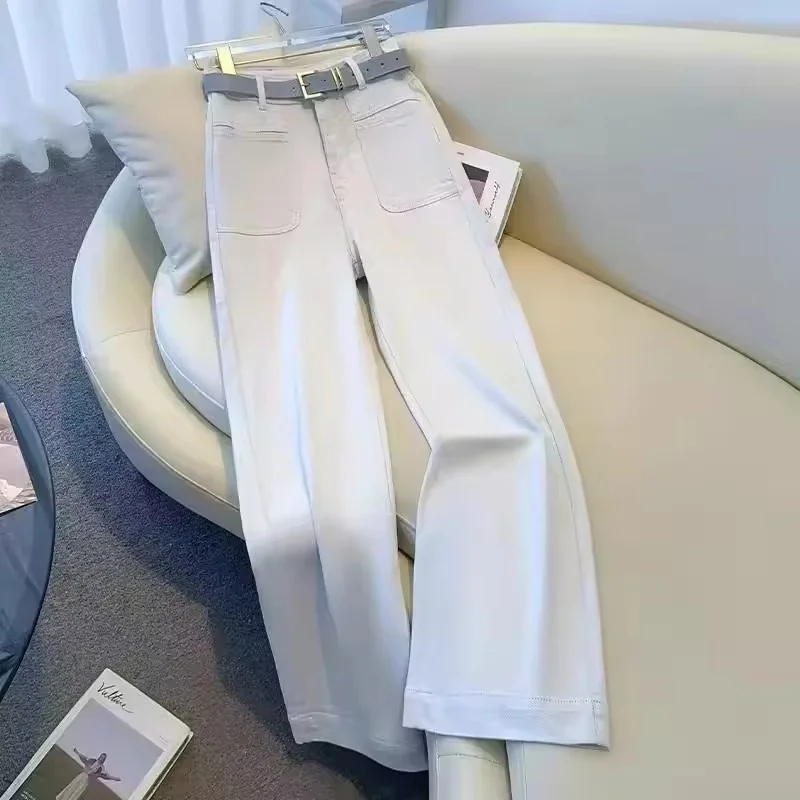 Fashion Straight Jeans Female 2025 New Spring Summer High Waist Loose Simple Joker Wide-leg Cowboy Pants Female Trouser Ladies
Fashion Straight Jeans Female 2025 New Spring Summer High Waist Loose Simple Joker Wide-leg Cowboy Pants Female Trouser Ladies