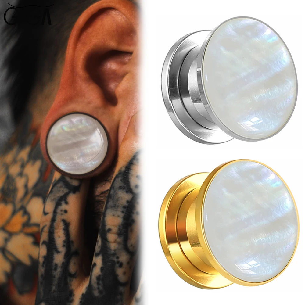 Giga 2PCS Round Conch Ear Tunnels Plugs Body Piercing Jewelry 316 Stainless Steel Ear Gauges Expander Elegant Women Men
Giga 2PCS Round Conch Ear Tunnels Plugs Body Piercing Jewelry 316 Stainless Steel Ear Gauges Expander Elegant Women Men