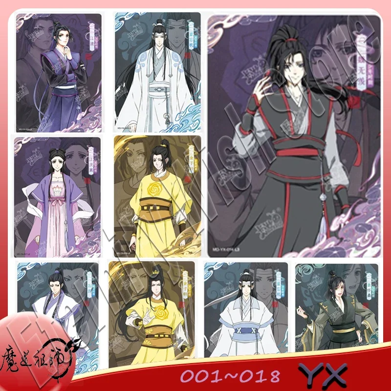 Original KAYOU MoDaoZuShi Cards YX Series 001-018 Anime Characters Commemorative Collection Card Children Toys Birthday Gifts
Original KAYOU MoDaoZuShi Cards YX Series 001-018 Anime Characters Commemorative Collection Card Children Toys Birthday Gifts