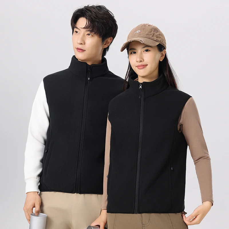 Winter Men's Fleece Vest Outdoor Windproof Warm Trendy Stand Collar Zipper Casual Couple Vests Standard Fit Polyester Fiber
Winter Men's Fleece Vest Outdoor Windproof Warm Trendy Stand Collar Zipper Casual Couple Vests Standard Fit Polyester Fiber