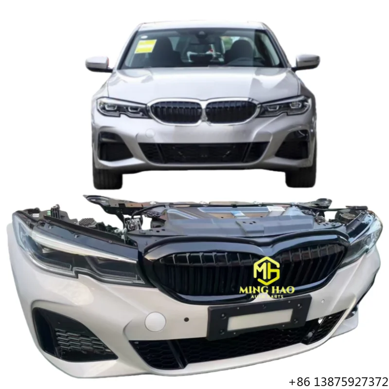 Suitable2021 - 2023 model years for G20/G28 high-quality front bumper, including grille, radiator and electronic fan bumper
Suitable2021 - 2023 model years for G20/G28 high-quality front bumper, including grille, radiator and electronic fan bumper