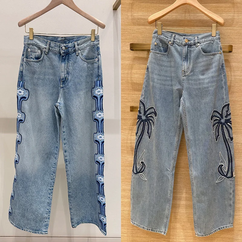 Embroidery Decoration Women Denim Pants Spring/Summer 2026 High Waist Solid Color Casual Fashion Jeans
Embroidery Decoration Women Denim Pants Spring/Summer 2026 High Waist Solid Color Casual Fashion Jeans