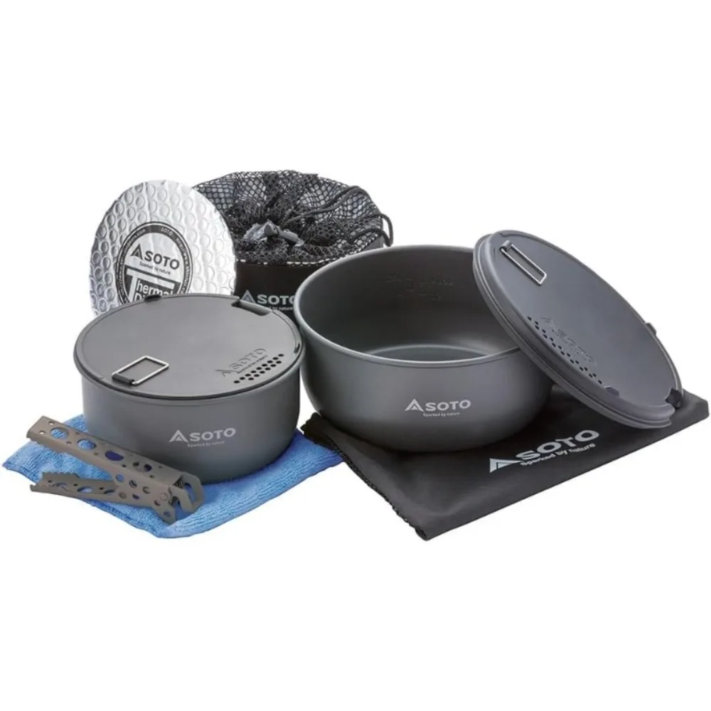 Navigator Camping Cookware Set - Slip and Shock Resistant, Corrosion Resistant, Multi-Functional
Navigator Camping Cookware Set - Slip and Shock Resistant, Corrosion Resistant, Multi-Functional
