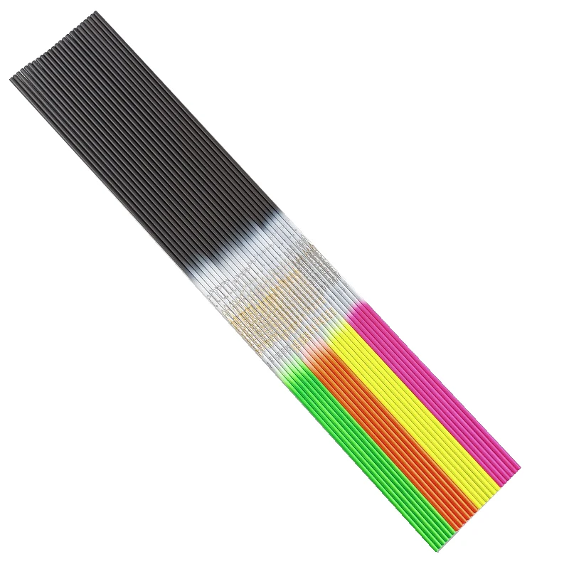 12pcs 30inch Archery Carbon Arrows Shaft ID4.2mm Spine500-1000 for DIY Arrows Compound Recurve Bow Hunting Shooting Accessories
12pcs 30inch Archery Carbon Arrows Shaft ID4.2mm Spine500-1000 for DIY Arrows Compound Recurve Bow Hunting Shooting Accessories