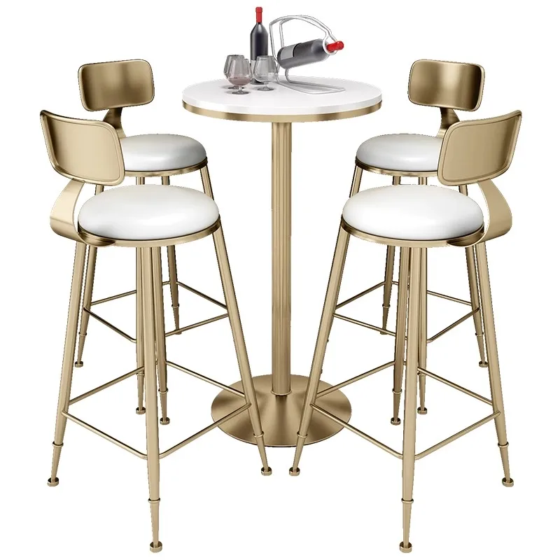 Luxury Gold Metal High-Bar Stools and Chairs Modern Restaurant Furniture for Indoor-Outdoor Contemporary Dining Kitchen Table
Luxury Gold Metal High-Bar Stools and Chairs Modern Restaurant Furniture for Indoor-Outdoor Contemporary Dining Kitchen Table