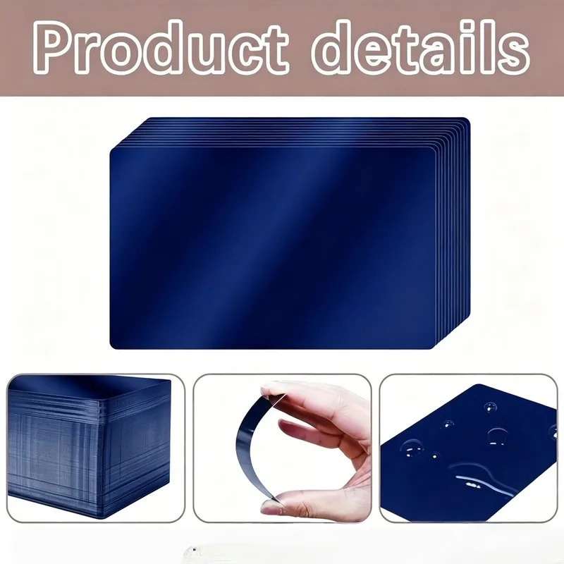 17 PcsBlueBlankAluminumMakeBusiness CardBaseMaterial CarveEffectFruitClearClearHoldLong-lasting Used forOfficeIdentification、
17 PcsBlueBlankAluminumMakeBusiness CardBaseMaterial CarveEffectFruitClearClearHoldLong-lasting Used forOfficeIdentification、