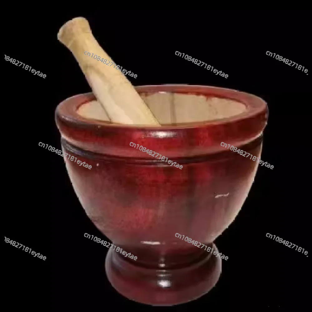 Solid Wood Mortar and Pestle Thai Style Garlic Grinder Pong Tube Round Bowl for Home Commercial
Solid Wood Mortar and Pestle Thai Style Garlic Grinder Pong Tube Round Bowl for Home Commercial