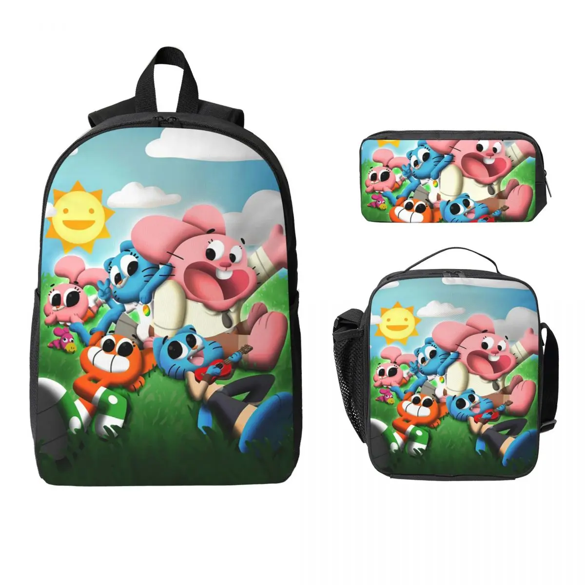 The Amazing World Of Gumball Fanart Backpack BookBag School Bag Computer Shoulder Bags 3ps Insulated Lunch Bag Pencil Case
The Amazing World Of Gumball Fanart Backpack BookBag School Bag Computer Shoulder Bags 3ps Insulated Lunch Bag Pencil Case