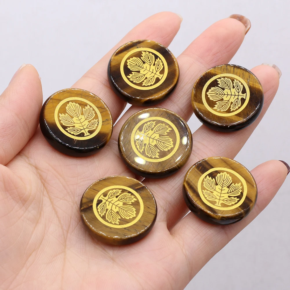 Natural Tiger Eye Stone Divination Mineral Specimen Viking Rune Amulet Reiki Healing Crystal Fortune-telling Decoration 6Pcs
Natural Tiger Eye Stone Divination Mineral Specimen Viking Rune Amulet Reiki Healing Crystal Fortune-telling Decoration 6Pcs