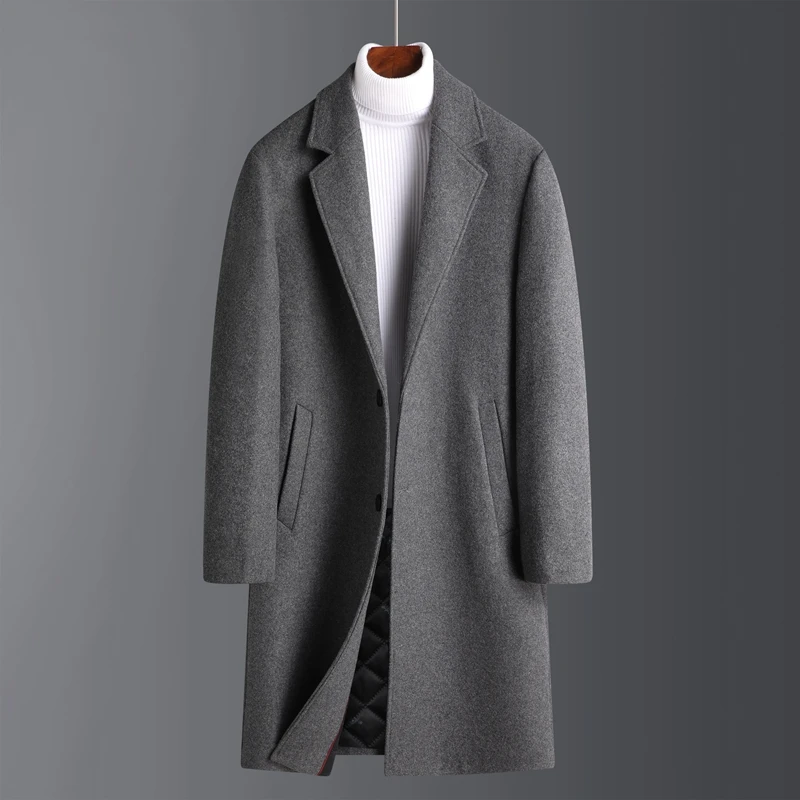 Winter Thicken Warm Men's Wool Blends business Jackets 2023 New Korean X-long Suit Collar Solid Color Smart Casual Classic Coats
Winter Thicken Warm Men's Wool Blends business Jackets 2023 New Korean X-long Suit Collar Solid Color Smart Casual Classic Coats