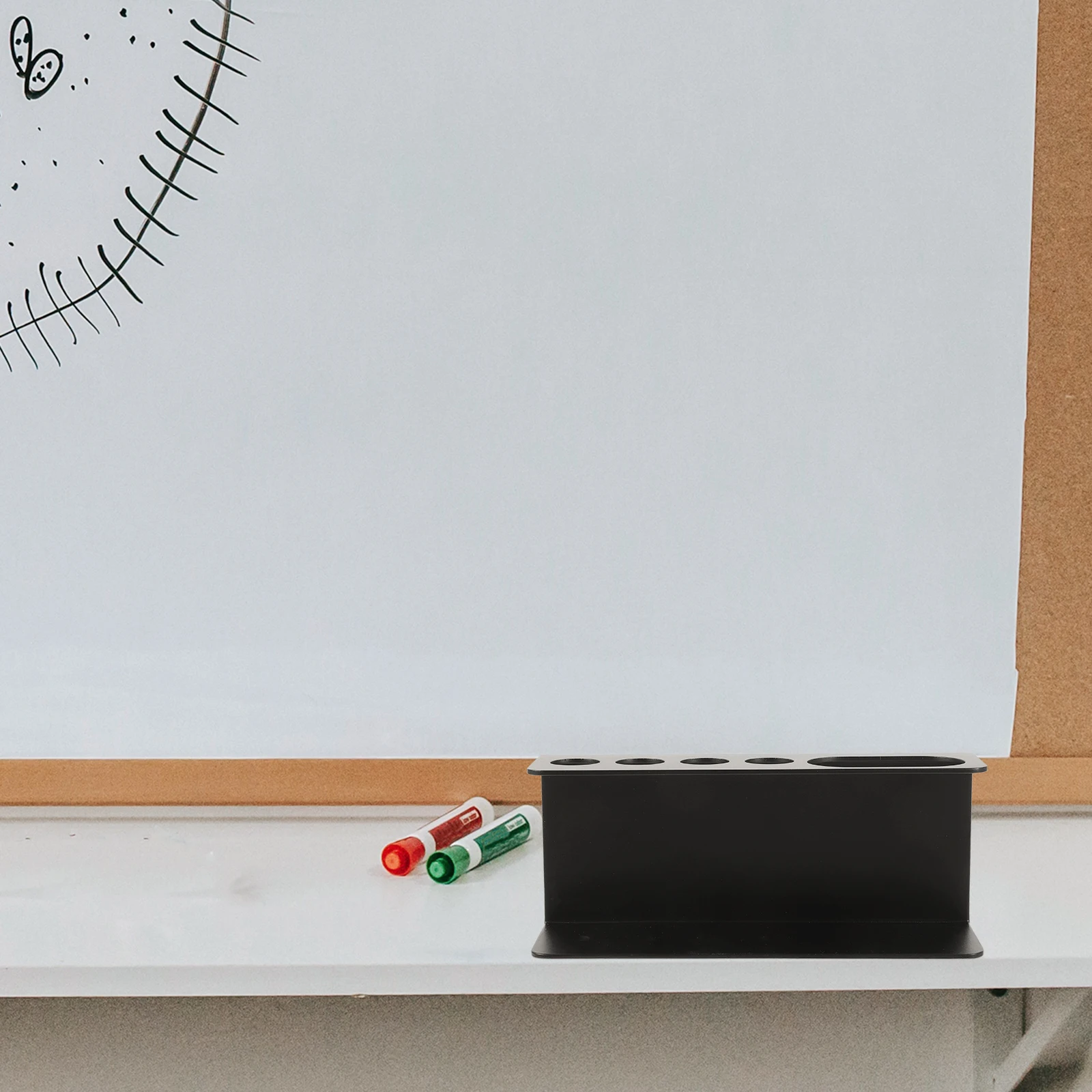 Wall Mounted Pen Holder Metal Rack for Whiteboard Marker Eraser Large Capacity Desk Organizer Office Art Supplies Storage
Wall Mounted Pen Holder Metal Rack for Whiteboard Marker Eraser Large Capacity Desk Organizer Office Art Supplies Storage
