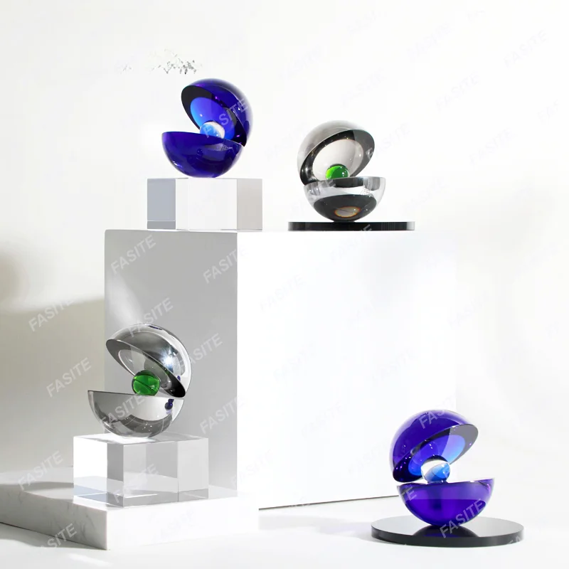 Shell Pearl crystal ornaments transparent luxury simple modern model room creative ornaments
Shell Pearl crystal ornaments transparent luxury simple modern model room creative ornaments