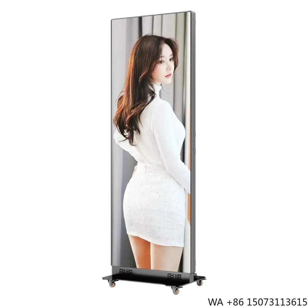 OLED LED-дисплей-постер с низким энергопотреблением - портативный LED-экран для внутренней/наружной рекламы с технологией COB
OLED LED-дисплей-постер с низким энергопотреблением - портативный LED-экран для внутренней/наружной рекламы с технологией COB