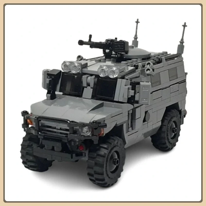 MOC-126915 Building blocks combat vehicle Gatz Tiger off-road Vehicle Model Military series Creative gift Puzzle building set
MOC-126915 Building blocks combat vehicle Gatz Tiger off-road Vehicle Model Military series Creative gift Puzzle building set