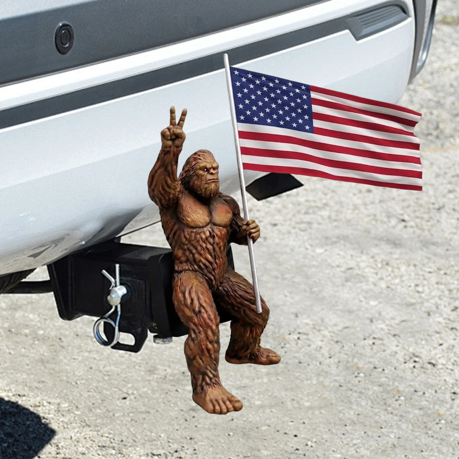 Creature Holding The American Flag Tow Hitch Cover for 1.25/2 Inch Receivers Trailer Hitch Cover for Trucks SUV Cars
Creature Holding The American Flag Tow Hitch Cover for 1.25/2 Inch Receivers Trailer Hitch Cover for Trucks SUV Cars