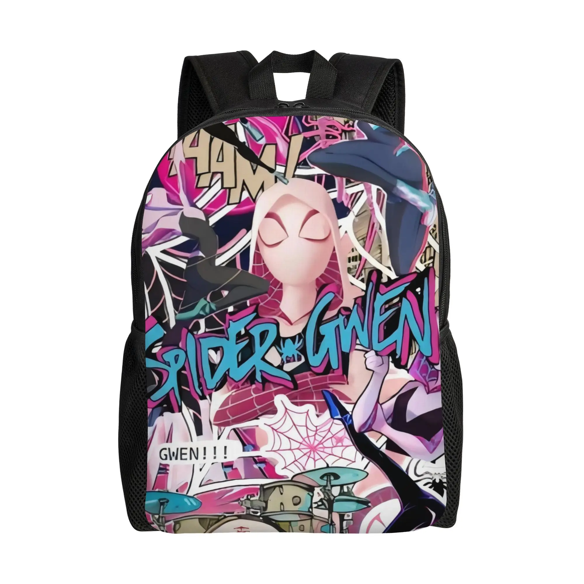 Back to school season Spider Man Into the Spider Verse Knapsack Marvel High School Students Portable Backpack
Back to school season Spider Man Into the Spider Verse Knapsack Marvel High School Students Portable Backpack