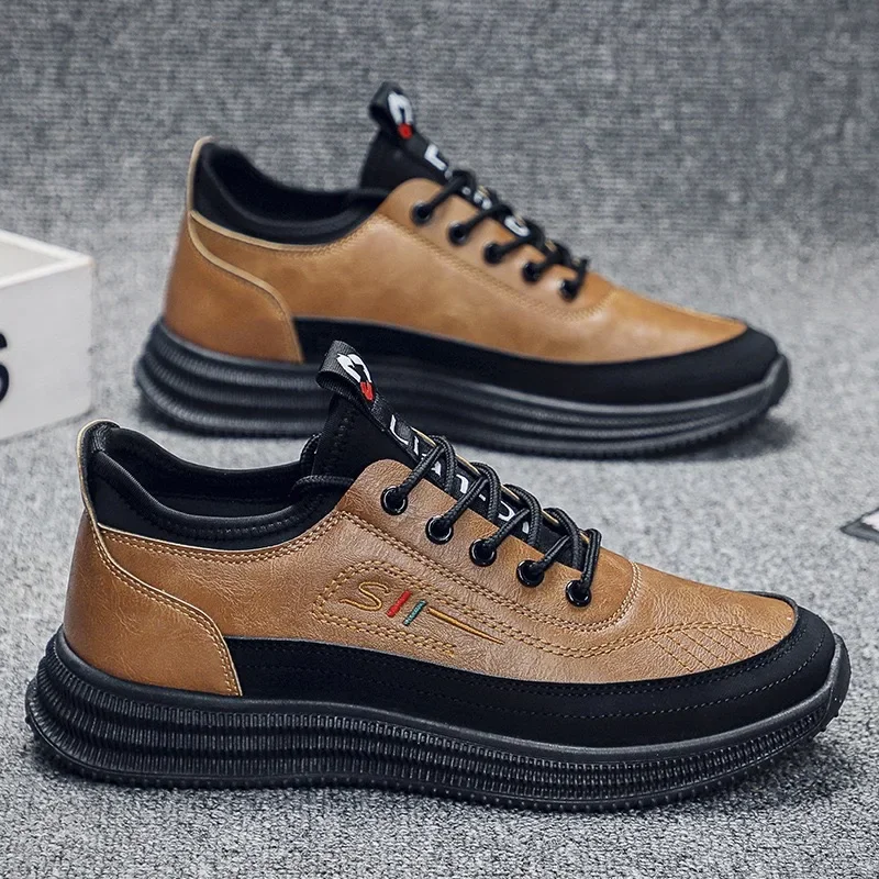 Men Shoes Fashion Casual Leather Shoes Lace Up Business Shoe Soft Sole Leisure Driving Shoes for Men Non Slip Sneakers Moccasins
Men Shoes Fashion Casual Leather Shoes Lace Up Business Shoe Soft Sole Leisure Driving Shoes for Men Non Slip Sneakers Moccasins