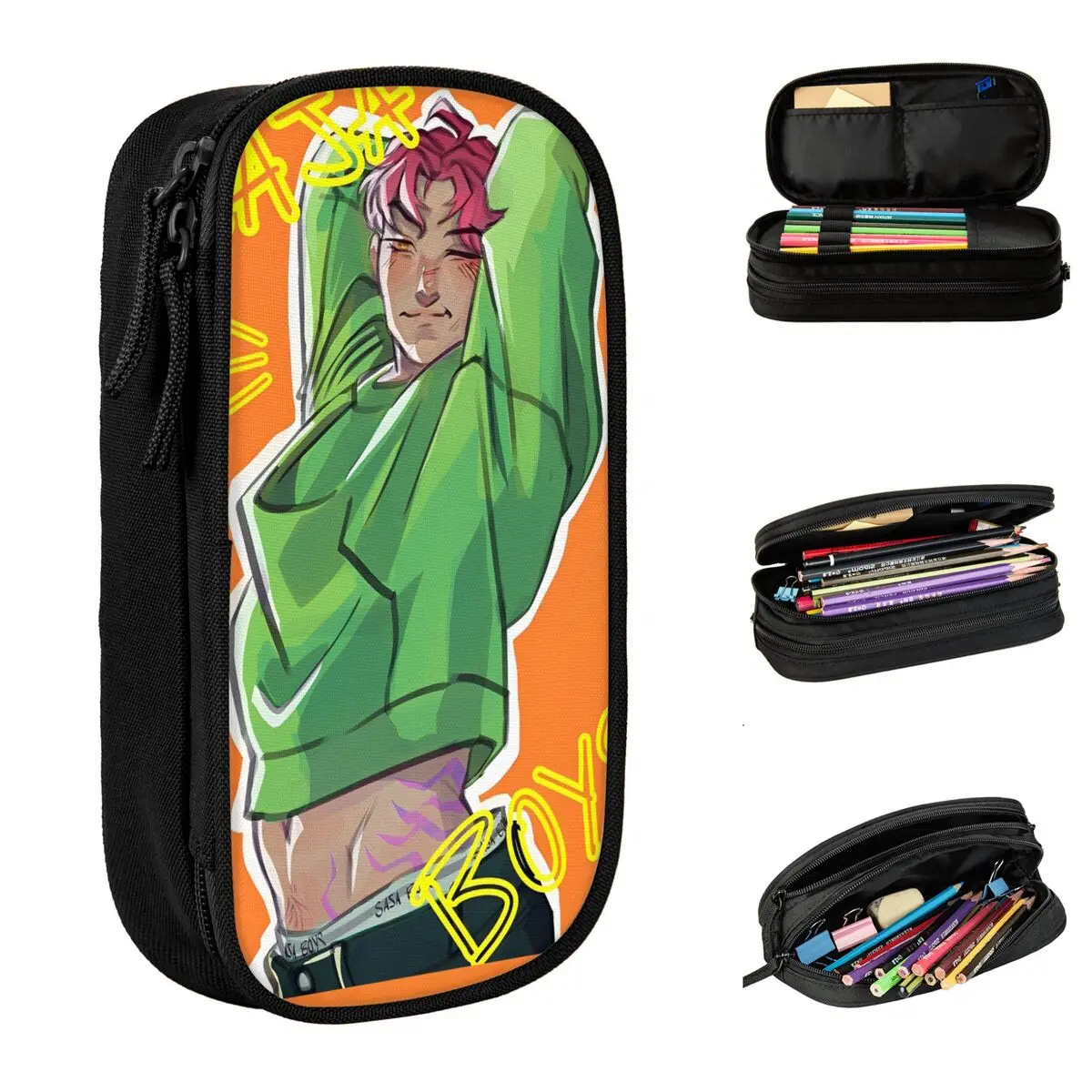 Saja Boys Kpop Demon Hunter Pencil Case Zipper Pencil Pouch Students Cool University School Pencil Cases Supplies 
Saja Boys Kpop Demon Hunter Pencil Case Zipper Pencil Pouch Students Cool University School Pencil Cases Supplies