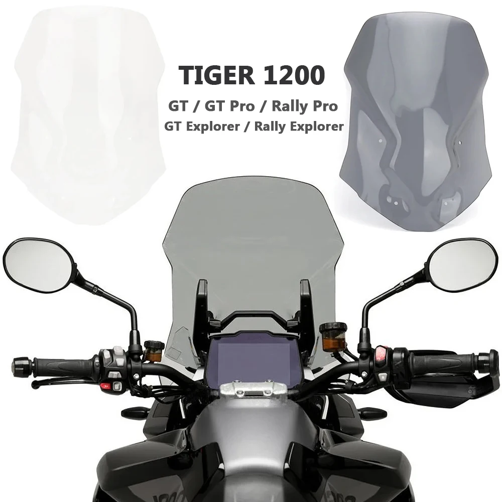 Motorcycle Windshield Windscreen Deflector Touring Wind Screen For Tiger 1200 GT/GT Pro/GT Explorer/Rally Pro/Rally Explorer
Motorcycle Windshield Windscreen Deflector Touring Wind Screen For Tiger 1200 GT/GT Pro/GT Explorer/Rally Pro/Rally Explorer