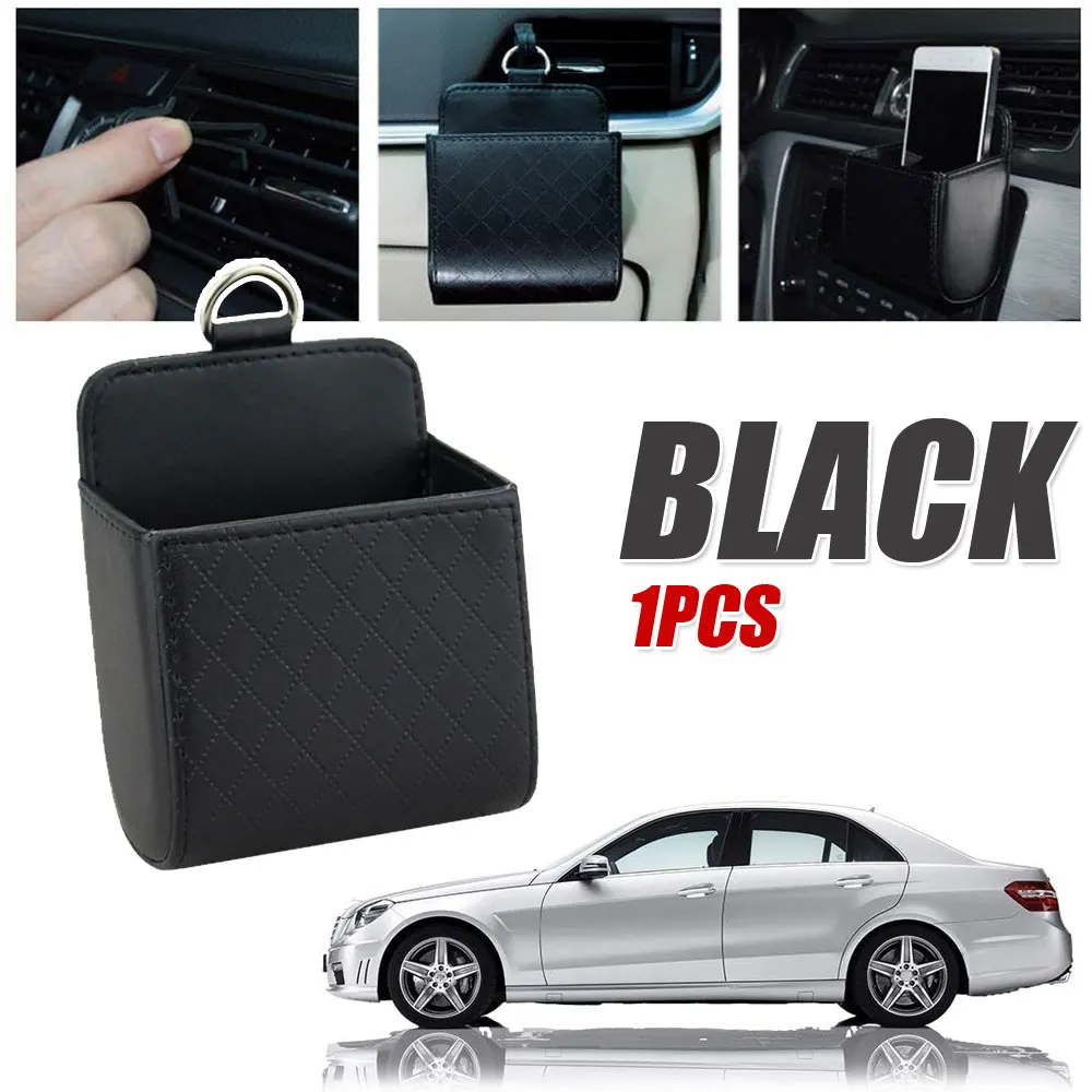 1X Fashion Car Storage Bag Air Vent Dashboard Tidy Hanging Leather Organizer Box Glasses Phone Storage Universal Car Accessorie
1X Fashion Car Storage Bag Air Vent Dashboard Tidy Hanging Leather Organizer Box Glasses Phone Storage Universal Car Accessorie