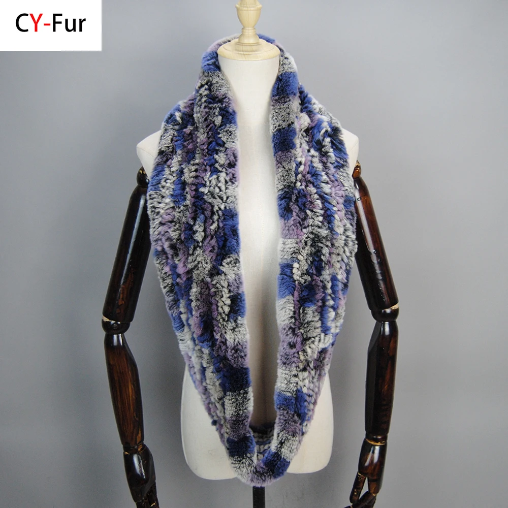 New Women Long Style Luxury Rex Rabbit Fur Ring Scarves Women Knitted 100% Natural Real Fur Mufflers Lady Winter Warm Fur Scarf
New Women Long Style Luxury Rex Rabbit Fur Ring Scarves Women Knitted 100% Natural Real Fur Mufflers Lady Winter Warm Fur Scarf