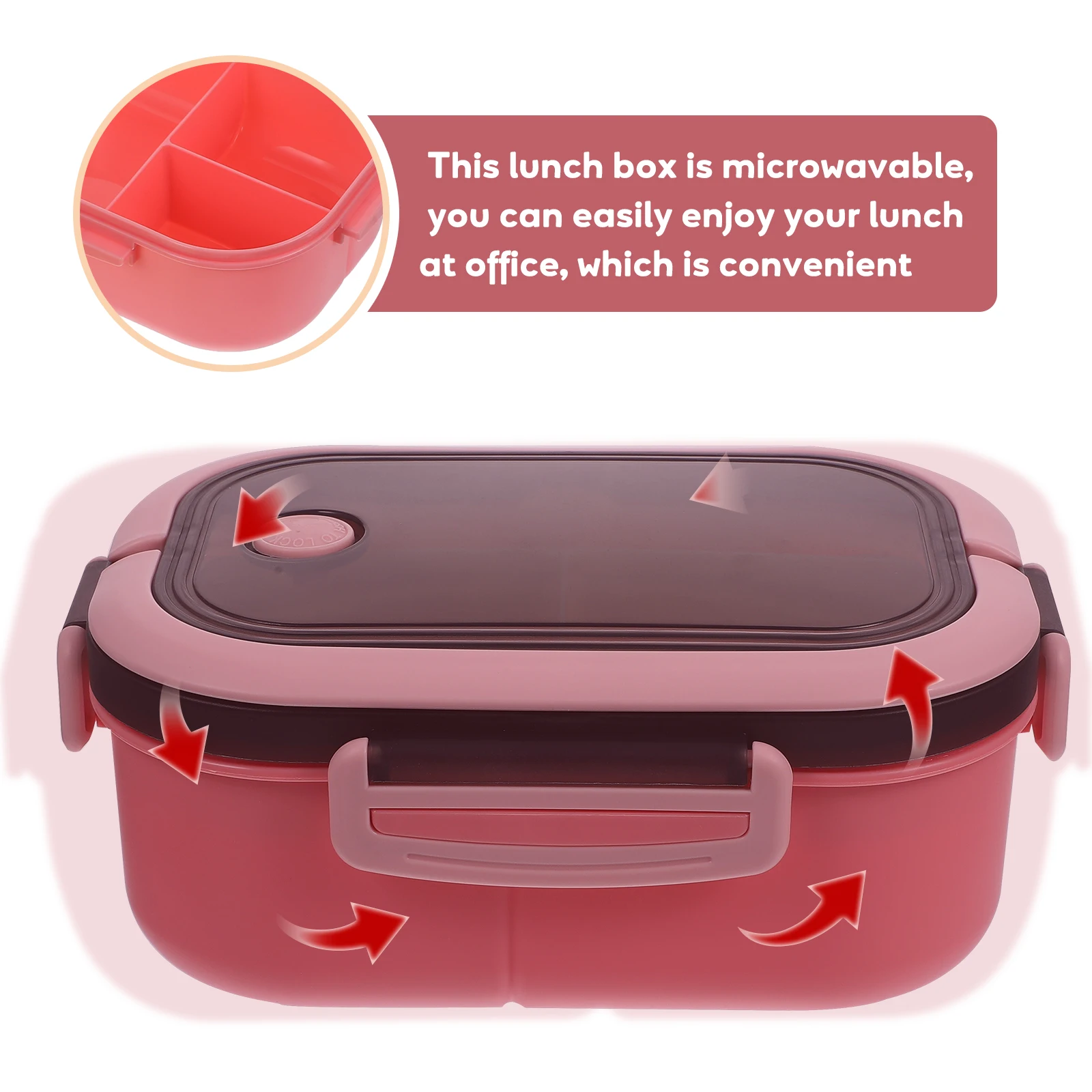 Portable Leakproof Bento Box Divided Lunch Food Storage Container Lightweight Office Meal Microwavable Box Bento Food Storage
Portable Leakproof Bento Box Divided Lunch Food Storage Container Lightweight Office Meal Microwavable Box Bento Food Storage