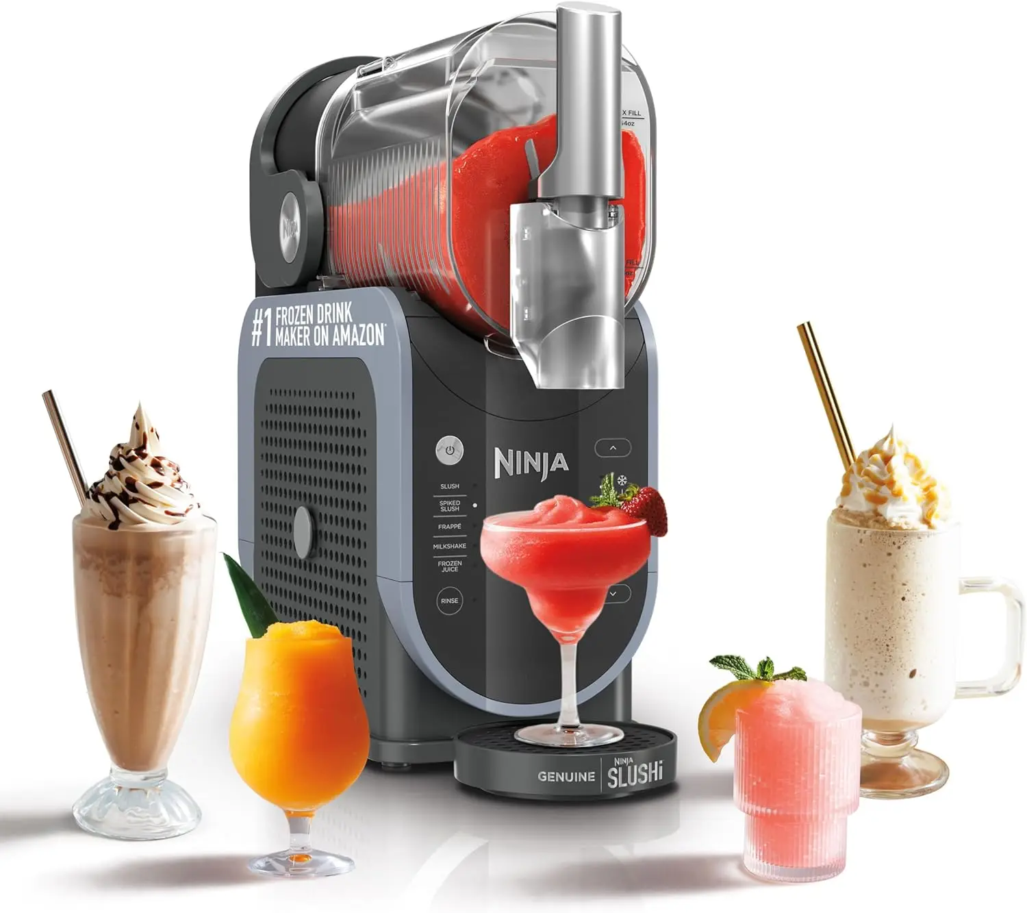 Ninja SLUSHi Frozen Drink & Slushie Machine with RapidChill Technology | 88 oz. Easy Fill Vessel | 5 Preset Programs | Make Marg
Ninja SLUSHi Frozen Drink & Slushie Machine with RapidChill Technology | 88 oz. Easy Fill Vessel | 5 Preset Programs | Make Marg