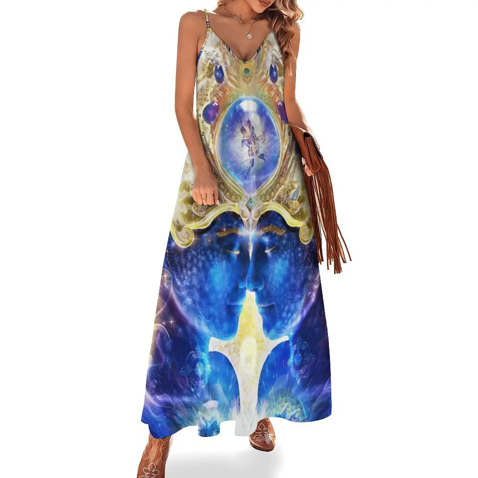 United in Vision Sleeveless Dress elegant women's sets women dresses long dresses for women Dress
United in Vision Sleeveless Dress elegant women's sets women dresses long dresses for women Dress