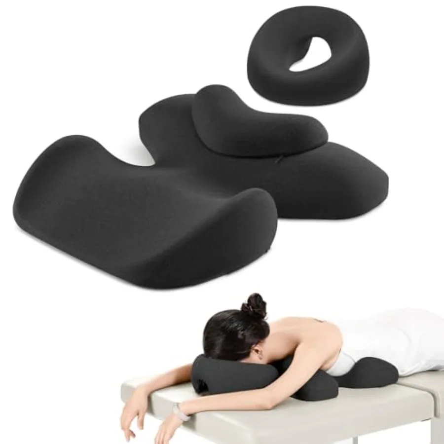 Prone Massage Pillow, a Chest and face Support Sleep Pillow, is Suitable for Massage, SPA and Sleep. It Comes with a Removable
Prone Massage Pillow, a Chest and face Support Sleep Pillow, is Suitable for Massage, SPA and Sleep. It Comes with a Removable