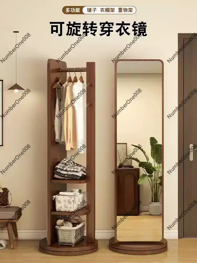 Rotating Clothes Rack with Full Body Mirror, Floor to Ceiling Garment Rack Stand, Movable Wardrobe for Bedroom Living
Rotating Clothes Rack with Full Body Mirror, Floor to Ceiling Garment Rack Stand, Movable Wardrobe for Bedroom Living