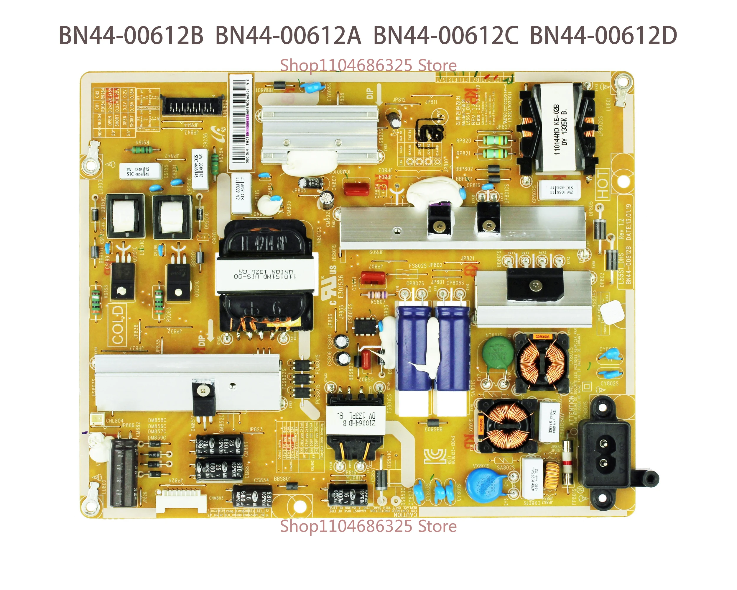 BN44-00612B BN44-00612A BN44-00612D L55S1_DHS L55S1V_DSM L55S1_DSM Power Board is for UA50F5500AM UA50F5500AR UA50F5500AW LCD TV 
BN44-00612B BN44-00612A BN44-00612D L55S1_DHS L55S1V_DSM L55S1_DSM Power Board is for UA50F5500AM UA50F5500AR UA50F5500AW LCD TV