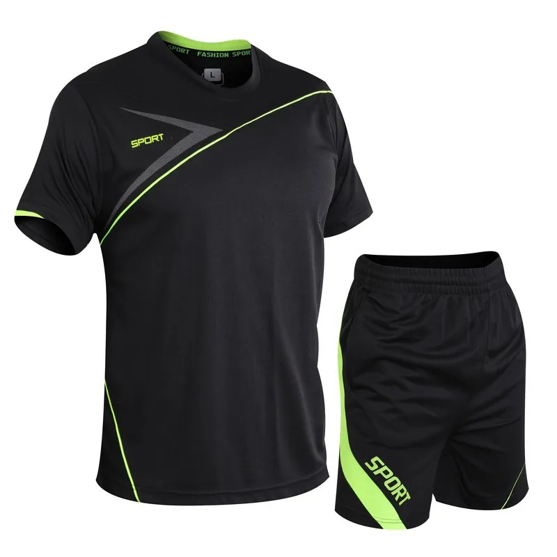 Men's T-shirt Men Soccer Basketball Running Set Sport Trainning Exercise Gym Quick Dry Fitness Sportswear Breathable T Shirt
Men's T-shirt Men Soccer Basketball Running Set Sport Trainning Exercise Gym Quick Dry Fitness Sportswear Breathable T Shirt