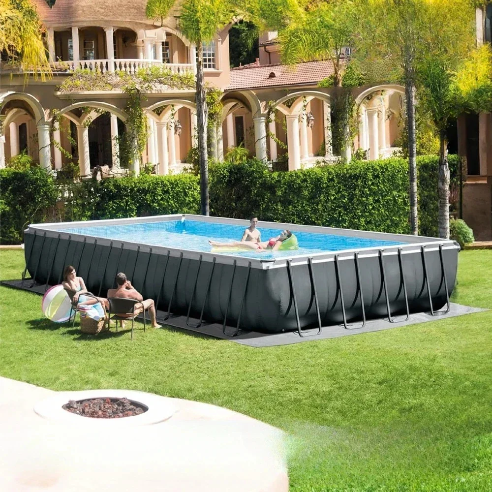 Прямоугольный набор для открытого бассейна размером 32 x 16 x 52 дюйма с насосом для песочного фильтра, системой соленой воды, лестницей для бассейна, наземной ткани
Прямоугольный набор для открытого бассейна размером 32 x 16 x 52 дюйма с насосом для песочного фильтра, системой соленой воды, лестницей для бассейна, наземной ткани
