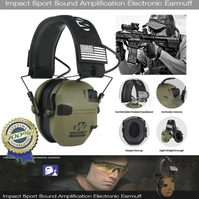 Tactical Helmet Headset Active Noise Canceling Ear Protection Shooting Hunting Hearing Defender Helmet Mounted Headphones
Tactical Helmet Headset Active Noise Canceling Ear Protection Shooting Hunting Hearing Defender Helmet Mounted Headphones
