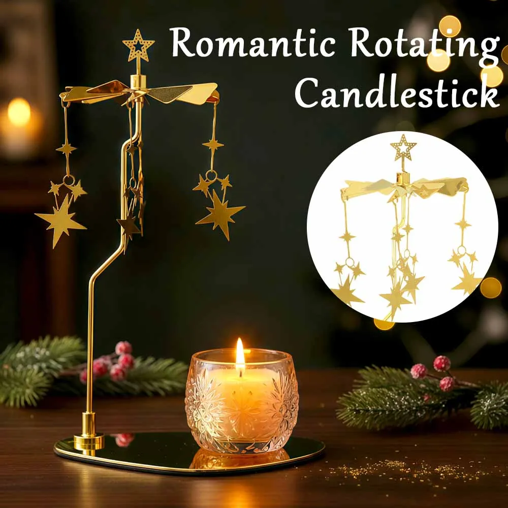 Gold Carousel Candle Holder with Tray—Rotating Scented Tea Light Holder, Ideal As A Gift for Parties, Weddings and Home Decor
Gold Carousel Candle Holder with Tray—Rotating Scented Tea Light Holder, Ideal As A Gift for Parties, Weddings and Home Decor