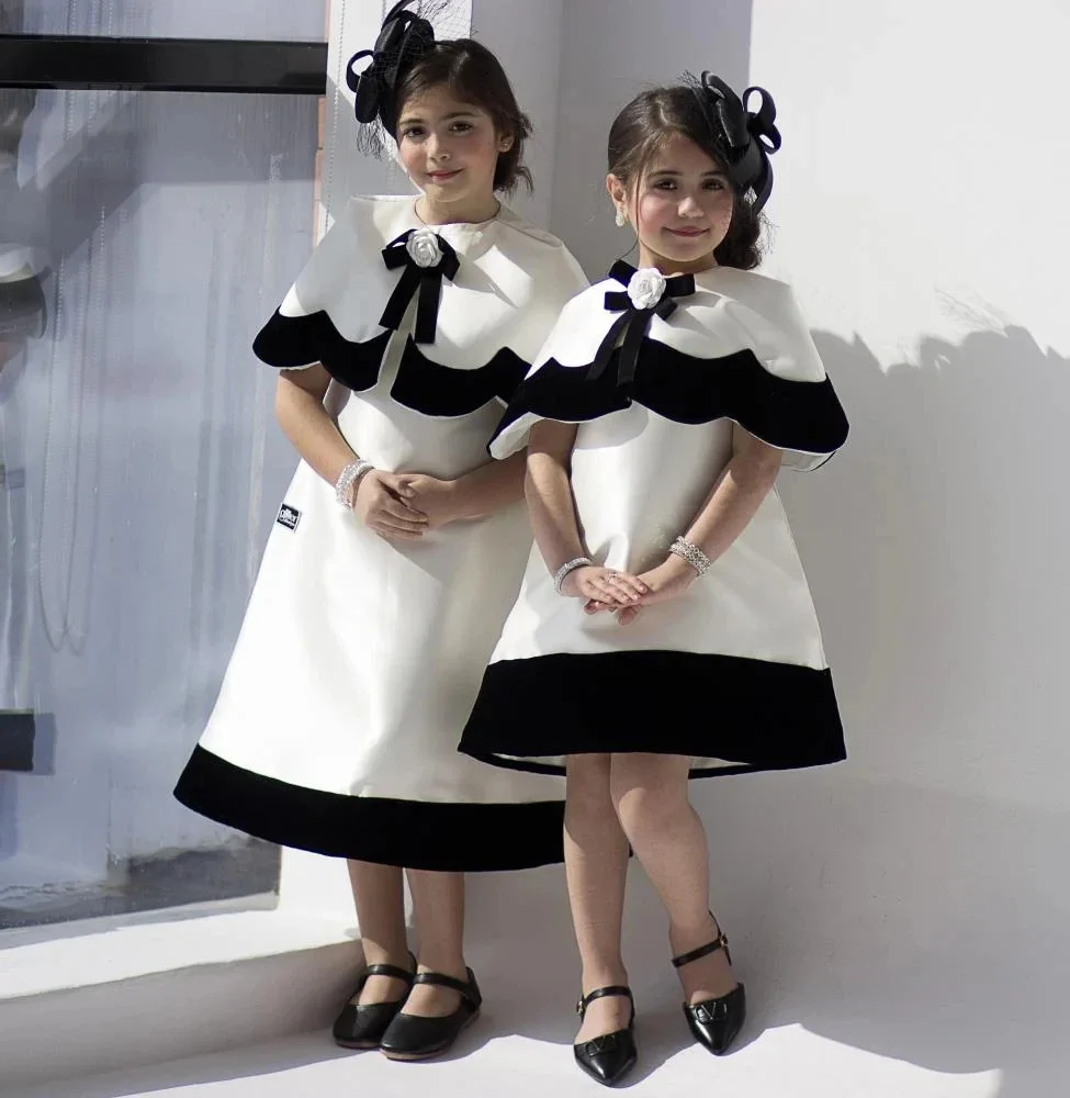 Customized Elegant Flower Girl Dresses For Wedding Satin Shawl With Bow Luxury Little Girl Formal Occasion First Communion Gown
Customized Elegant Flower Girl Dresses For Wedding Satin Shawl With Bow Luxury Little Girl Formal Occasion First Communion Gown