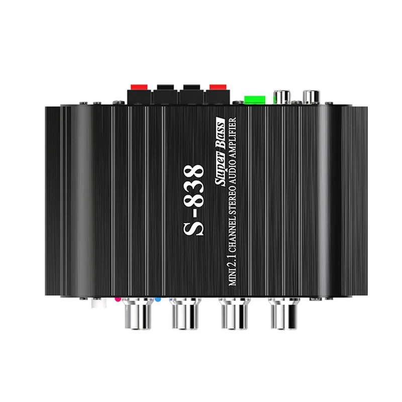 Auto-Partner S-838 2.1CH Audio Power Amplifier, RMS 30WX2+40WX1 Class D Stereo Digital Audio Amp With Subwoofer Output
Auto-Partner S-838 2.1CH Audio Power Amplifier, RMS 30WX2+40WX1 Class D Stereo Digital Audio Amp With Subwoofer Output