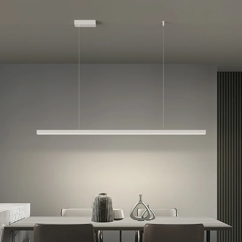 Simple One-shaped Chandelier Exhibition Hall Modern Line Chandelier Dining Hanging Industrial Style Lighting Decorative Lamps
Simple One-shaped Chandelier Exhibition Hall Modern Line Chandelier Dining Hanging Industrial Style Lighting Decorative Lamps
