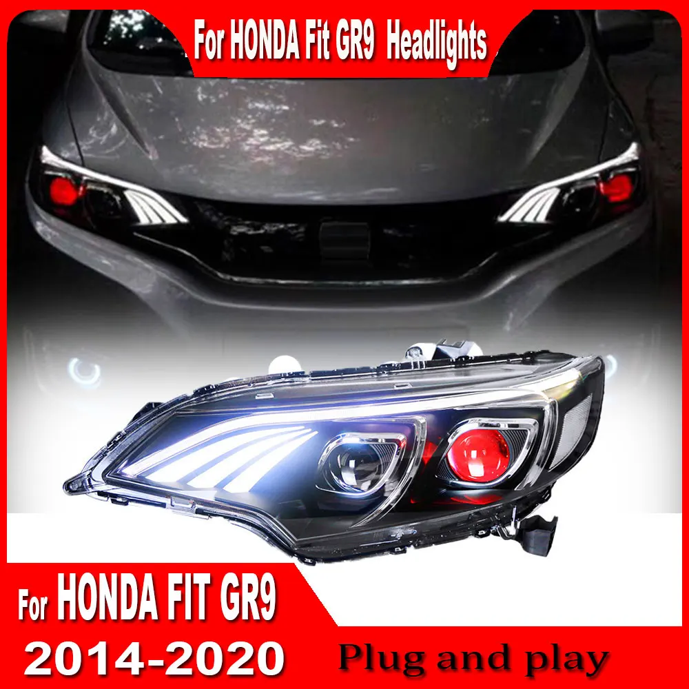 Автомобильная Стайлинг Фара для Honda Jazz Fit GK5 Светодиодная фара 2014-2018 Поворотник Светодиодный DRL Двойной объектив Hid Bi Xenon Plug and play
Автомобильная Стайлинг Фара для Honda Jazz Fit GK5 Светодиодная фара 2014-2018 Поворотник Светодиодный DRL Двойной объектив Hid Bi Xenon Plug and play