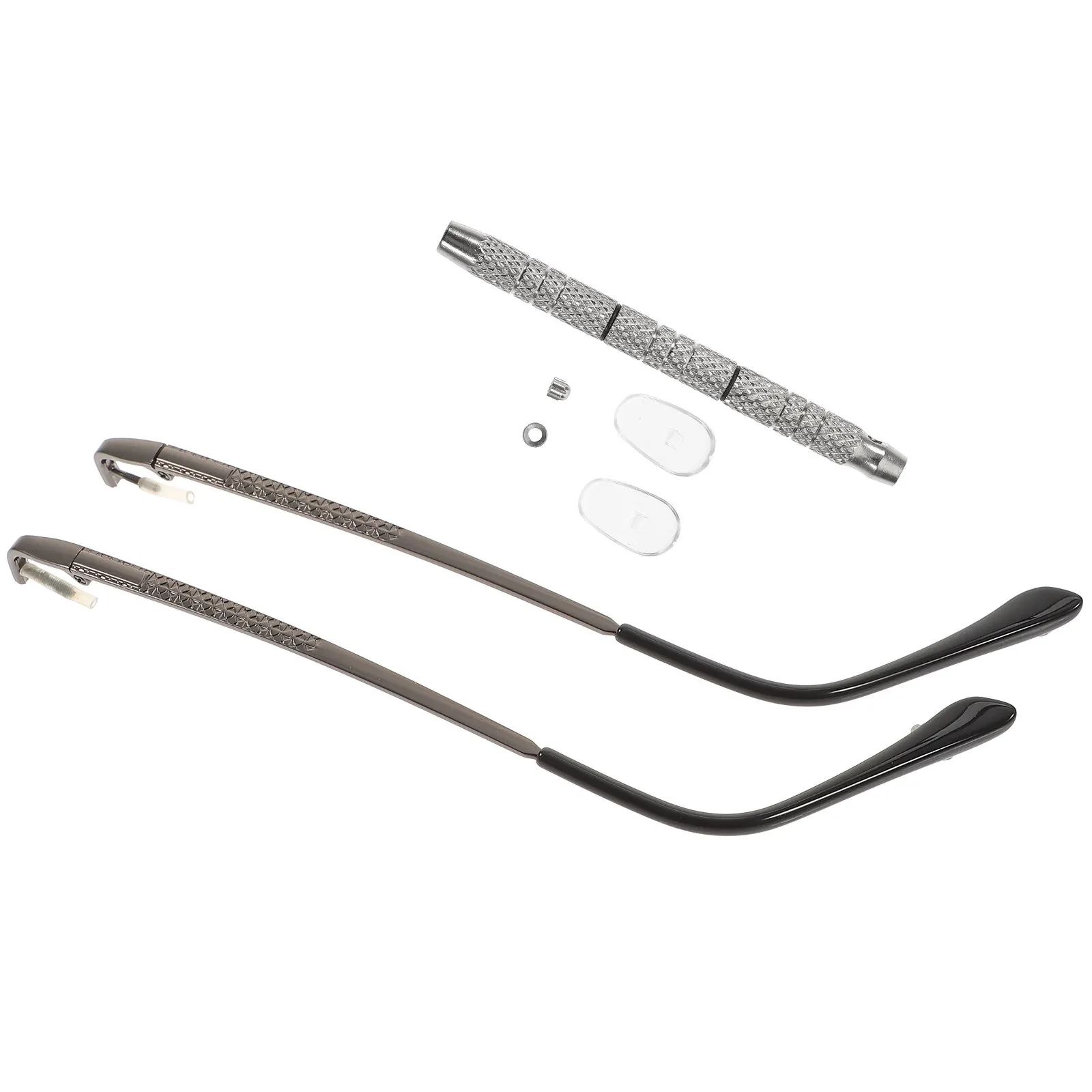 1Set Eyeglass Repair Kit Complete Glasses Arm Nose Pad Screwdriver Washer Replacement Parts for DIY Eyewear Maintenance Repair
1Set Eyeglass Repair Kit Complete Glasses Arm Nose Pad Screwdriver Washer Replacement Parts for DIY Eyewear Maintenance Repair