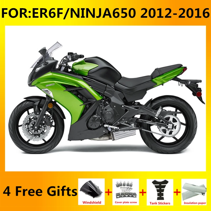 Motorcycle Fairings kit fit for ER-6F EX 650 NINJA 650 ER6F ninja650 2012 2013 2014 2015 2016 full Fairing kits set green black
Motorcycle Fairings kit fit for ER-6F EX 650 NINJA 650 ER6F ninja650 2012 2013 2014 2015 2016 full Fairing kits set green black