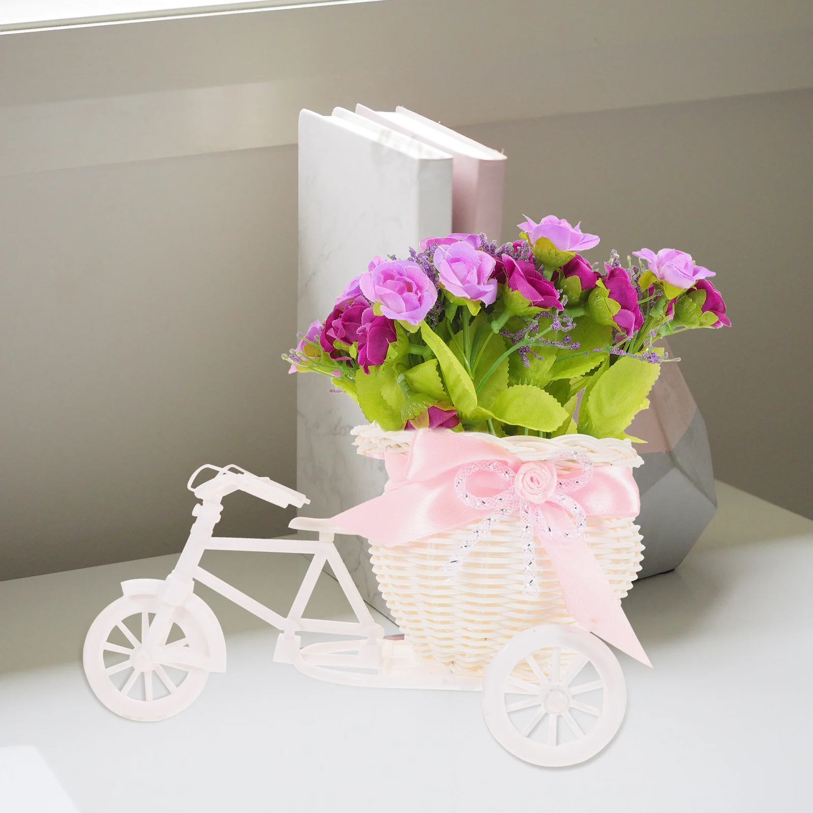 Bicycle Artificial Flower Ornament Compact Decorative Piece for Office Home Garden Decor Tricycle Flower Basket Decor
Bicycle Artificial Flower Ornament Compact Decorative Piece for Office Home Garden Decor Tricycle Flower Basket Decor