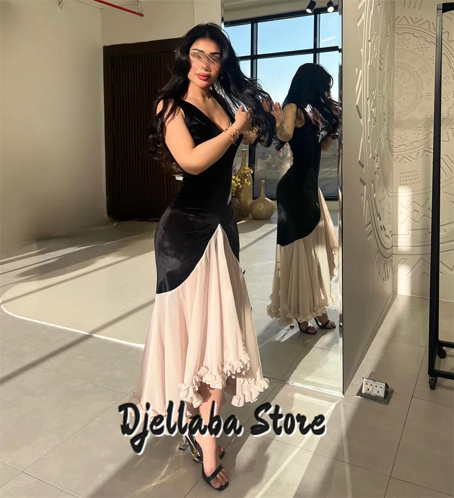 Saudi Arabia Mermaid Prom Dress 2025 Sexy V Neck Fashion Evening Dress Party Dress فساتين سهرة vestidos de fiesta Customized
Saudi Arabia Mermaid Prom Dress 2025 Sexy V Neck Fashion Evening Dress Party Dress فساتين سهرة vestidos de fiesta Customized