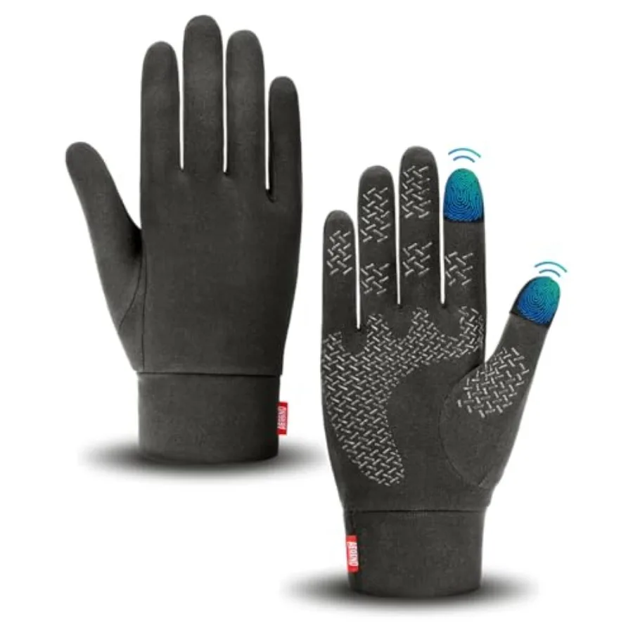 Lightweight Winter Gloves for Men Women, Warm Running Gloves Touchscreen Thermal Glove Liners for Cold Weather Driving, Cycling
Lightweight Winter Gloves for Men Women, Warm Running Gloves Touchscreen Thermal Glove Liners for Cold Weather Driving, Cycling