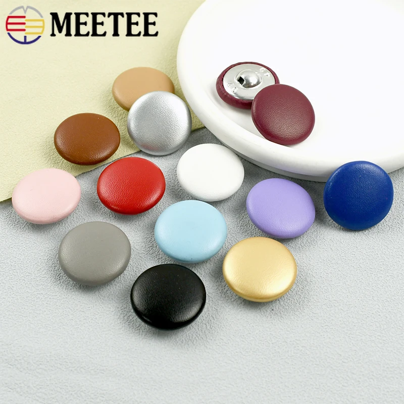 50Pcs 11-28mm Round Shank Button Leather Covered Buckle Coat Decoration Buckles DIY Clothing Sewing Repair Garment Accessories
50Pcs 11-28mm Round Shank Button Leather Covered Buckle Coat Decoration Buckles DIY Clothing Sewing Repair Garment Accessories